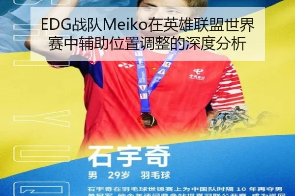 EDG战队Meiko在英雄联盟世界赛中辅助位置调整的深度分析